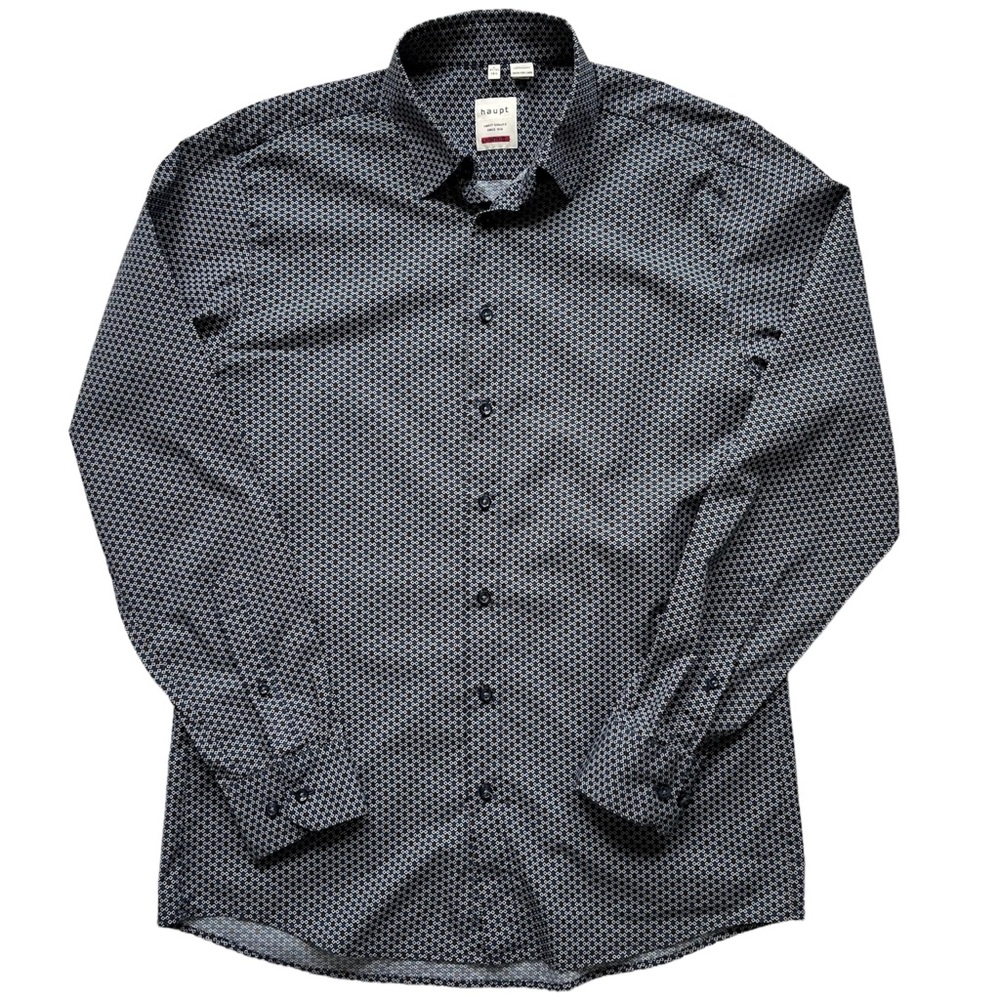 Haupt Germany Geometric Button Front Shirt Top